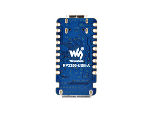 RP2350-USB-A scheda di sviluppo Mini USB Waveshare basata su microcontrollore Dual-core 150MHZ a doppia architettura