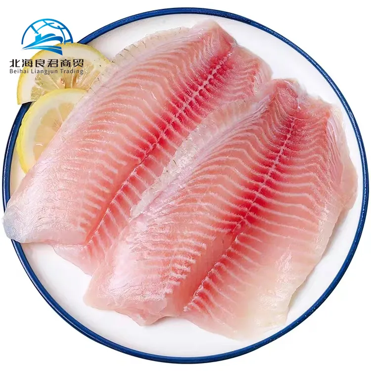 Venda quente congelado tilápia filé de peixe da China 5-7onças descascado tilápia filé preço por atacado