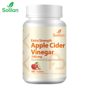Bán buôn dành cho người lớn thể thao dinh dưỡng giảm cân ruột sức khỏe APPLE CIDER dấm chế độ ăn uống bổ sung máy tính bảng 180 máy tính bảng/chai - Product Image 1