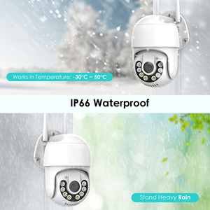 Loosafe 17SEE APP H.265อินฟราเรด WiFi ความปลอดภัย Pan Tilt 4MP เครือข่ายกล้องวงจรปิดกล้องโดมมินิการติดตามอัตโนมัติ PTZ กล้อง IP กลางแจ้ง - Product Image 3