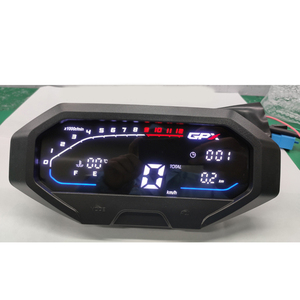 Thailand GPX Motorrad Touch DEMON GR200R Digitales LCD-Instrument Montage code Messgerät Uhr Wasser temperatur - Product Image 5
