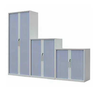 Casillero de gabinete de almacenamiento de persiana enrollable de metal/gabinetes de puerta enrollable extensible/gabinetes de puerta de tambor vertical con persiana enrollable