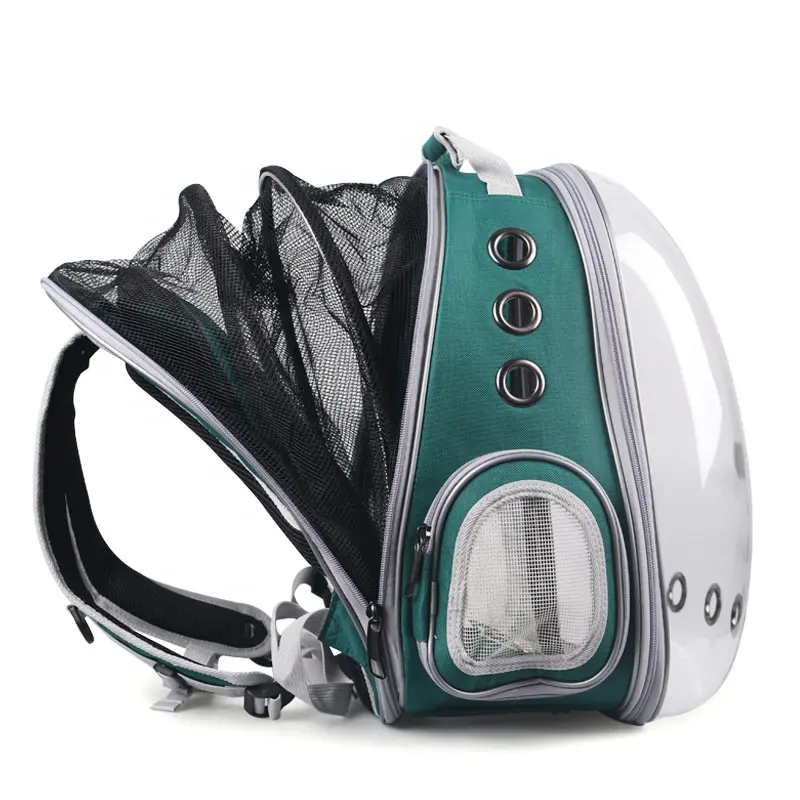 Expandable Cat Backpack Space Capsule Bubble Transparent Clear Pet Carrier for Small Dog Pet Carrying Hiking Traveling Backpack