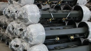 Nhiệm Vụ Nặng Nề 14T & 16T Thép Trống Loại Trục Cho Semi-Trailer Mỹ Loại Với Điều Kiện Mới - Product Image 3