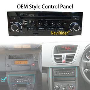 OEM Style Car Android Screen Control Panel for PEUGEOT <strong>207</strong> 207CC 2006-2015 for Citroen C4 C-Triomphe C-Quatre 2004 - 2011 - Product Image 3