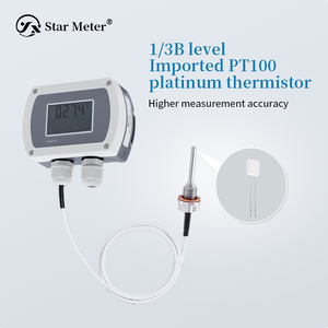 CWDZ22 Sensor de Temperatura PT100 Pantalla Digital RS485 Transmisor de Temperatura Dividido Diseño de Interfaz Montado EN LA Pared - Product Image 3