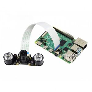 Cámara Waveshare RPi (F), compatible con visión nocturna, módulo de cámara Raspberry Pi de enfoque ajustable