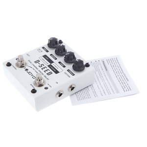 JOYO แป้นเหยียบเอฟเฟกต์กีตาร์แบบดิจิทัลสองช่องสัญญาณ D-SEED มีสี่โหมด