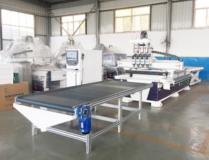 廉价木材数控机床Atc电主轴4x8数控路由器3d木雕切割机械 - Product Image 4