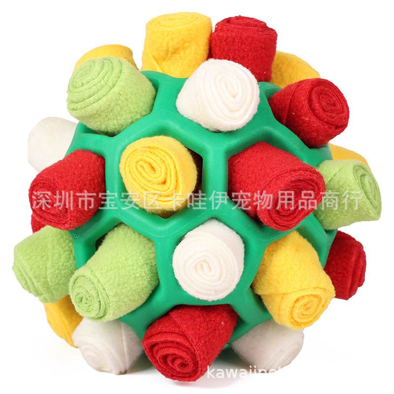 Bola verde-blanco-amarillo-verde-rojo