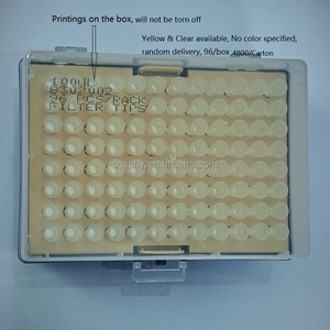 Laboratuvar sarf ejderha düşük 20ul 200ul mavi sarı mikropipet fiyat tek pipet filtre ipuçları çanta evrensel ipuçları - Product Image 4