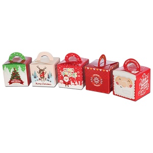 Mutlu noel hediyesi kollu kutu, özel baskı noel kağit kutu - Product Image 1