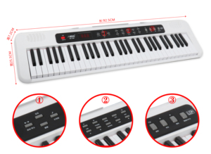 Tastiera elettronica strumento elettrico per pianoforte musica musicale elettronica tastiera funzione di programmazione di apprendimento - Product Image 4