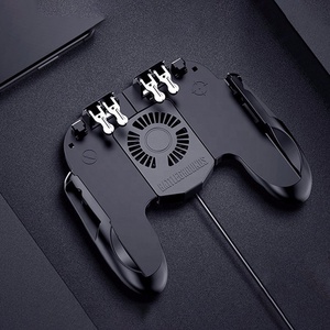 Cooler Fan Game Joystick Game <strong>Controller</strong> with 4 Triggers for Mobile Smart Phone Games Pubg Call Duty Triggers