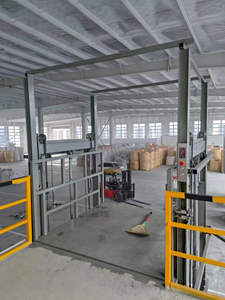 Complete Hydraulic Four Post Lift Guide Rails Loading <strong>Ramp</strong> Fearing <strong>Mesh</strong> Enclosure Rolling Doors - Product Image 3