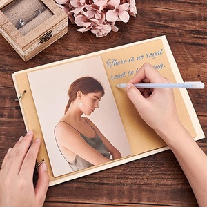สมุดเยี่ยมแบบพกพาทำจากไม้ข้ามพรมแดนสำหรับใช้ในบ้านพร้อมกล่องบรรจุภัณฑ์ที่สามารถปรับแต่งได้ - Product Image 2
