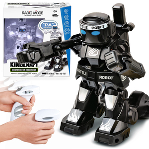 2.4G somatosensoriyel uzaktan kumanda boks robotu iki oyuncu akıllı robot oyuncak robotlara karşı rekabetçi mücadele - Product Image 5