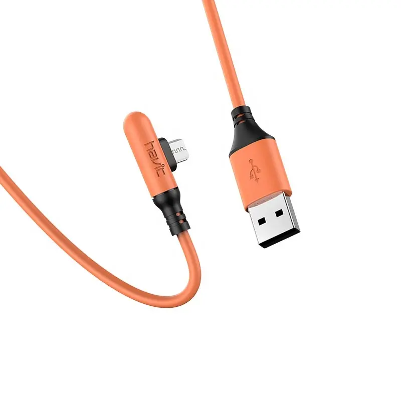 Havit Cb6139 kabel Data pengisi daya tipe C, kabel Usb mikro Tipe C untuk Android/Iphone