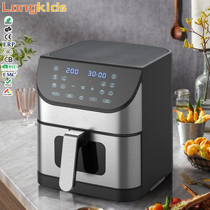 Mini 6L Plastic Air Fryer Display Oil-Free <strong>Function</strong> Manual Electric Power <strong>Source</strong> US Plug 1-Year for Hotels - Product Image 1
