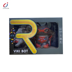 Chengji control remoto batalla robot juguete niños 360 grados girando acústico-óptico RC lucha robot control remoto con arma - Product Image 6