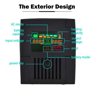 Offline 2000VA 1200W <strong>Backup</strong> Smart UPS Uninterruptible Power Supply for <strong>Computer</strong> and <strong>Data</strong> <strong>System</strong> for Home - Product Image 4