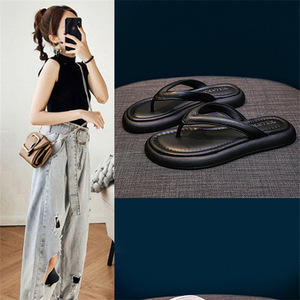 Tốt Nhất Người Bán Cổ Điển Đơn Giản Mới Mô Hình Chất Lượng Tốt Nhà Sản Xuất Bán Buôn Chống Trượt Phụ Nữ Của Thong Nêm Dép Và Dép Đi Trong Nhà - Product Image 4