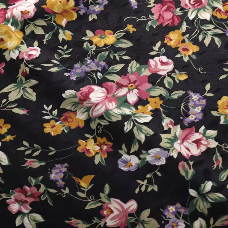 Silk satin fabric