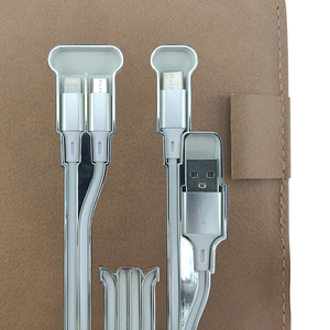 Modern Qiu Premium Geschenk Leder <span class=keywords><strong>Notebook</strong></span> Tagebuch planer mit kabellosem Ladegerät Mobile Power Bank mit U-<span class=keywords><strong>Disk</strong></span> und Signature Pen