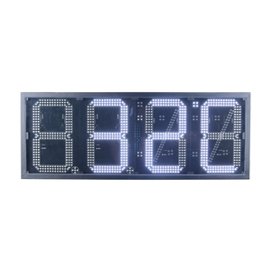12-Zoll-7-Segment-LED-Anzeige für den Außenbereich, große Elektronik-LED-Uhr-Timer-Bildschirm-Anzeigetafel-LED-Panel