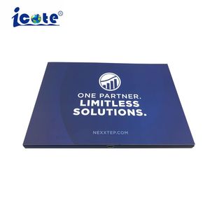 Customized Video Card Black Digital LCD Display Business Card with Large Memory Hot Stamp Printed Greeting <strong>Booklets</strong> Paper <strong>Crafts</strong> - Product Image 3