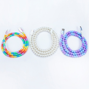 Fast Charging Cable for IPhone Fast Data Sync Beads Universal Phone Cable USB 8-pin Charging Cable with Data Transfer