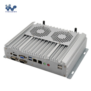 9-36V Wide Voltage Industrial PC Mini Box Fan <strong>Windows</strong> 11 Intel I3 4160T 128GB SSD High Consumption <strong>Embedded</strong> Mini Box <strong>Computer</strong> - Product Image 4