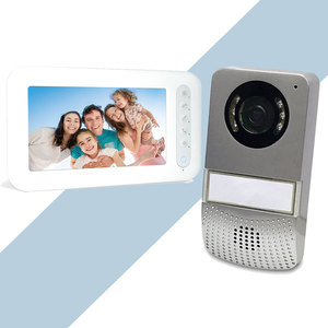 XH-767 Video Doorbell Night Vision <strong>Camera</strong> Door Phone Waterproof LCD <strong>Monitor</strong> Wired <strong>Intercom</strong> Video DoorPhone <strong>System</strong> - Product Image 1