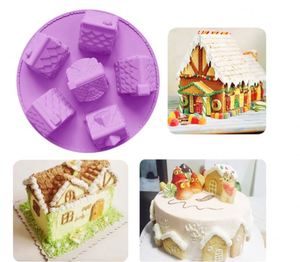 Food Grade Material <strong>Funny</strong> 3d Silicone Doll House Decoration <strong>Cake</strong> Mold - Product Image 3