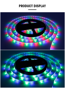 แถบไฟ LED RGB 2835 SMD ยาว5เมตร16.4ft อะแดปเตอร์ควบคุมระยะไกล IR 24Key ใหม่ชุดที่สมบูรณ์/ชุด SMD 2835แถบไฟ LED - Product Image 3