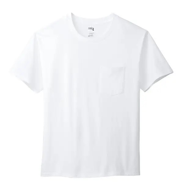 Nuovo modo di alta qualità europa formato logo personalizzato unisex spessa 100% cotone girocollo tshirt con tasca t shirt