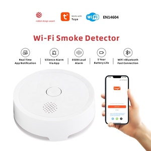 Bán buôn tuya Wifi khói Detector với Thông báo để điện thoại di động khói báo động en14604 chứng nhận - Product Image 3