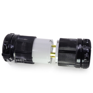 <span class=keywords><strong>NEMA</strong></span> <span class=keywords><strong>L6</strong></span>-30Rロッキングメスプラグコネクタブラックグレー工業用グレード、<span class=keywords><strong>30</strong></span>アンペア、250ボルト、2P、3W接地