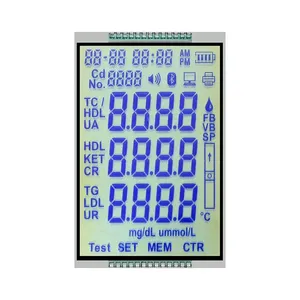 GN2159 FSTN + PIN codice segmentato in bianco e nero modulo LCD riflettente con Display positivo e interfaccia riflettente - Product Image 4