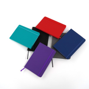 Venta caliente personalizado A5 con correa elástica Pu diario cuaderno impreso marca diario nota libro PU cuaderno de cuero - Product Image 1