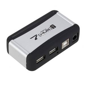 7 Port USB 2.0 Hub with Power Supply Adapter for PC &amp; Laptop Accessories for Mac in Stock! - Product Image 5