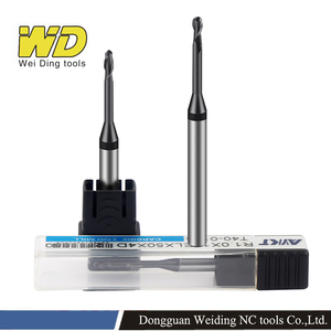 Carbide Ball Nose R0.2 0.3 0.5 R1 Milling <strong>Cutter</strong> Long Neck Cutting End Mill Round <strong>Cutters</strong> <strong>Deep</strong> Milling <strong>Cutter</strong> - Product Image 2