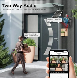 新款12MP 6K WiFi IP闭路电视摄像机，带2镜头彩色夜视355 PTZ人体检测云存储 - Product Image 3