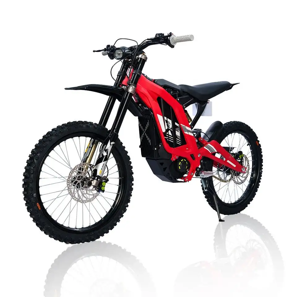 2023 "60v 6000W Mid Drive 250n. M potente E Dirtbike 38.5Ah 140km a lungo raggio fuoristrada Ebike Moto Electrica Dirt Bike elettrica