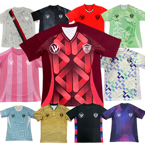 Футбольная форма для 2526 фанатов Германии, настоящий тайский футбол, фабричное производство, с новейшим дизайном для сублимации