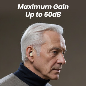 デジタル充電式Bluetooth補聴器用高齢者用サウンドアンプ,ノイズリダクション耳デバイス見えないBTEデザイン - Product Image 3