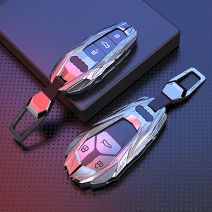Audi A3 A6 A7 A8 e-tron S3 S6 için anahtarlık ile akıllı anahtar Fob kapak S7 RS6 araçlar - Product Image 6