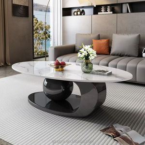Küçük Retro Modern lüks kahve masası taşınabilir İskandinav basit mermer tasarım oturma odası veya yatak odası başucu hareketli merkezi için - Product Image 3