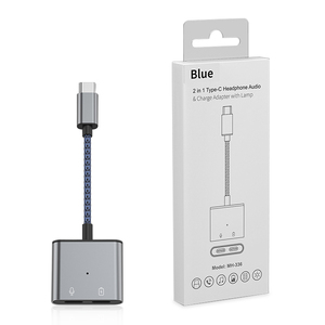 อะแดปเตอร์ช่องเสียบหูฟัง2 in 1 Type C อะแดปเตอร์เสียง USB C ตัวแยกการชาร์จเร็ว60W สำหรับ iphone15 Samsung LG SONY iPad - Product Image 6