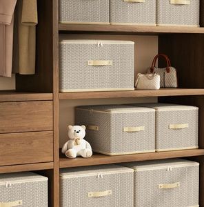 2025 Newly Developed Large Capacity 12-Packs Stackable Storage <strong>Bins</strong> Lids Multi-Size Rectangle <strong>Bin</strong> for Clothing Storage - Product Image 5